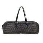 FENDI Zucchino Canvas Hand Bag Navyac3057