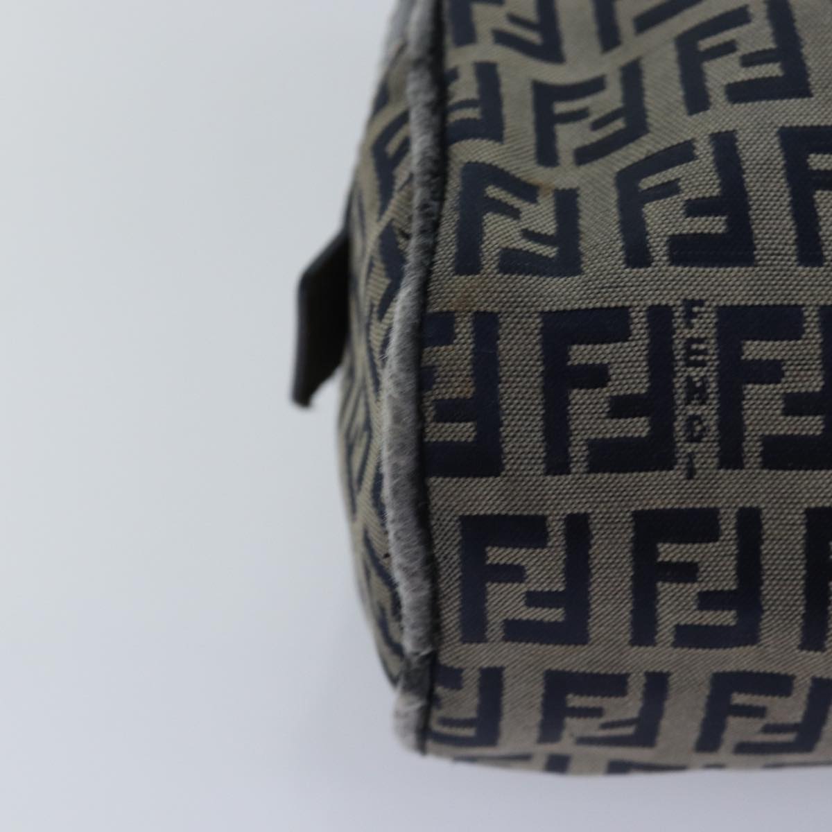 FENDI Zucchino Canvas Hand Bag Navyac3057