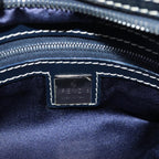 FENDI Zucchino Canvas Hand Bag Navyac3057