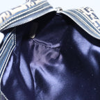 FENDI Zucchino Canvas Hand Bag Navyac3057