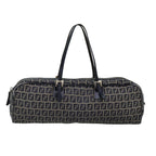 FENDI Zucchino Canvas Hand Bag Navyac3057