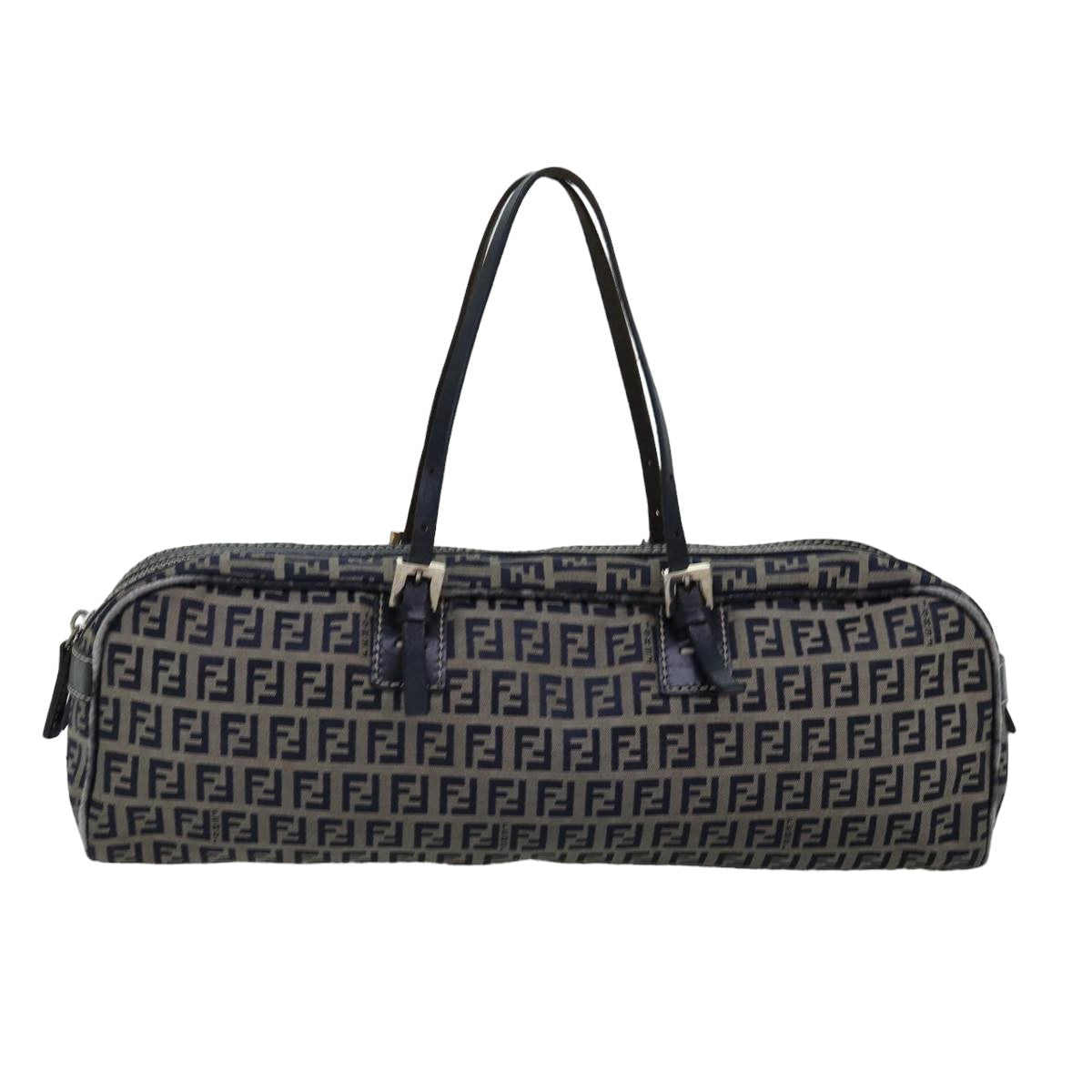 FENDI Zucchino Canvas Hand Bag Navyac3057