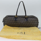 FENDI Zucchino Canvas Hand Bag Navyac3057