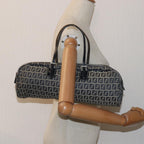 FENDI Zucchino Canvas Hand Bag Navyac3057