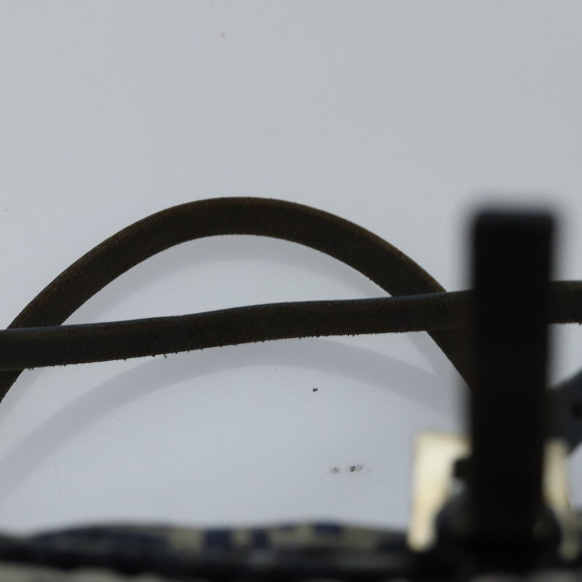 FENDI Zucchino Canvas Hand Bag Navyac3057