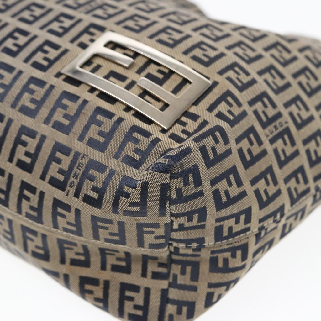 FENDI Zucchino Canvas Tote Bag Navyac3137