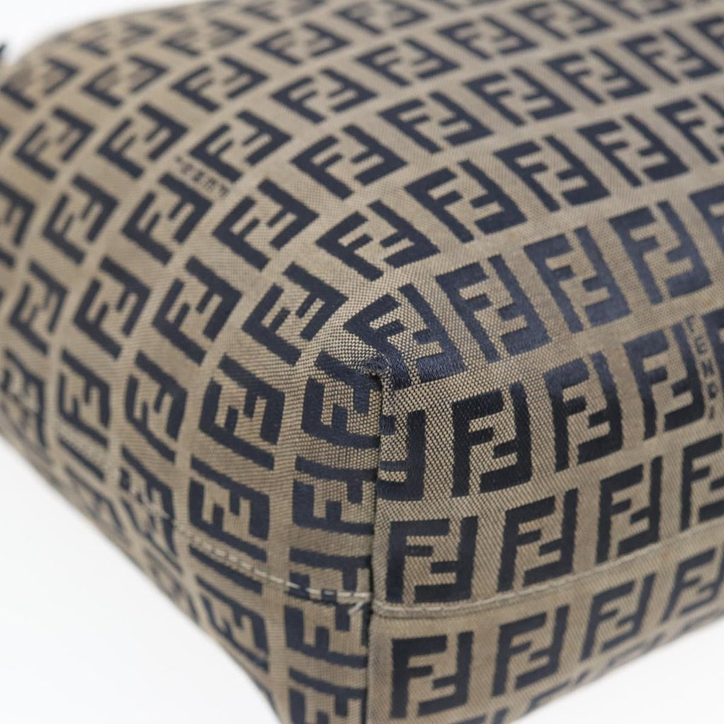 FENDI Zucchino Canvas Tote Bag Navyac3137
