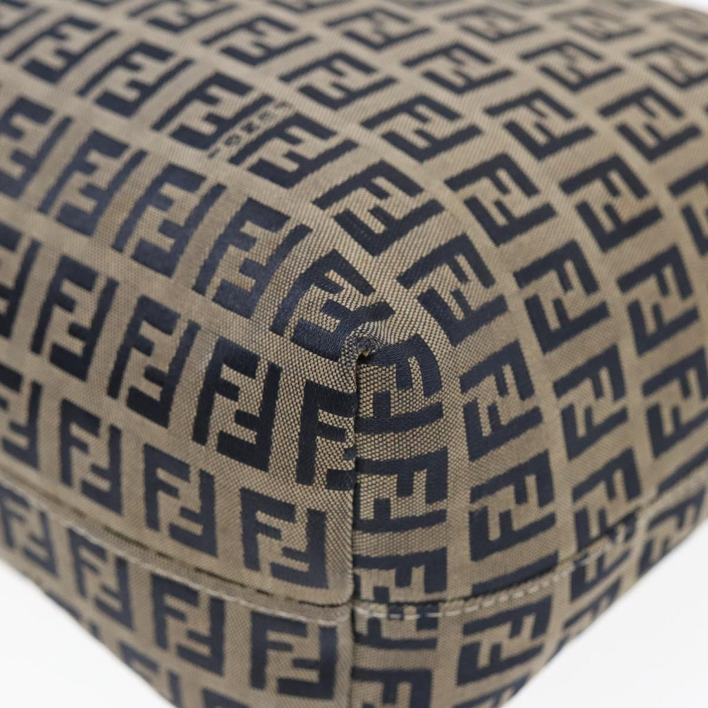 FENDI Zucchino Canvas Tote Bag Navyac3137