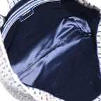 FENDI Zucchino Canvas Tote Bag Navyac3137