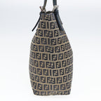 FENDI Zucchino Canvas Tote Bag Navyac3137
