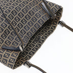 FENDI Zucchino Canvas Tote Bag Navyac3137