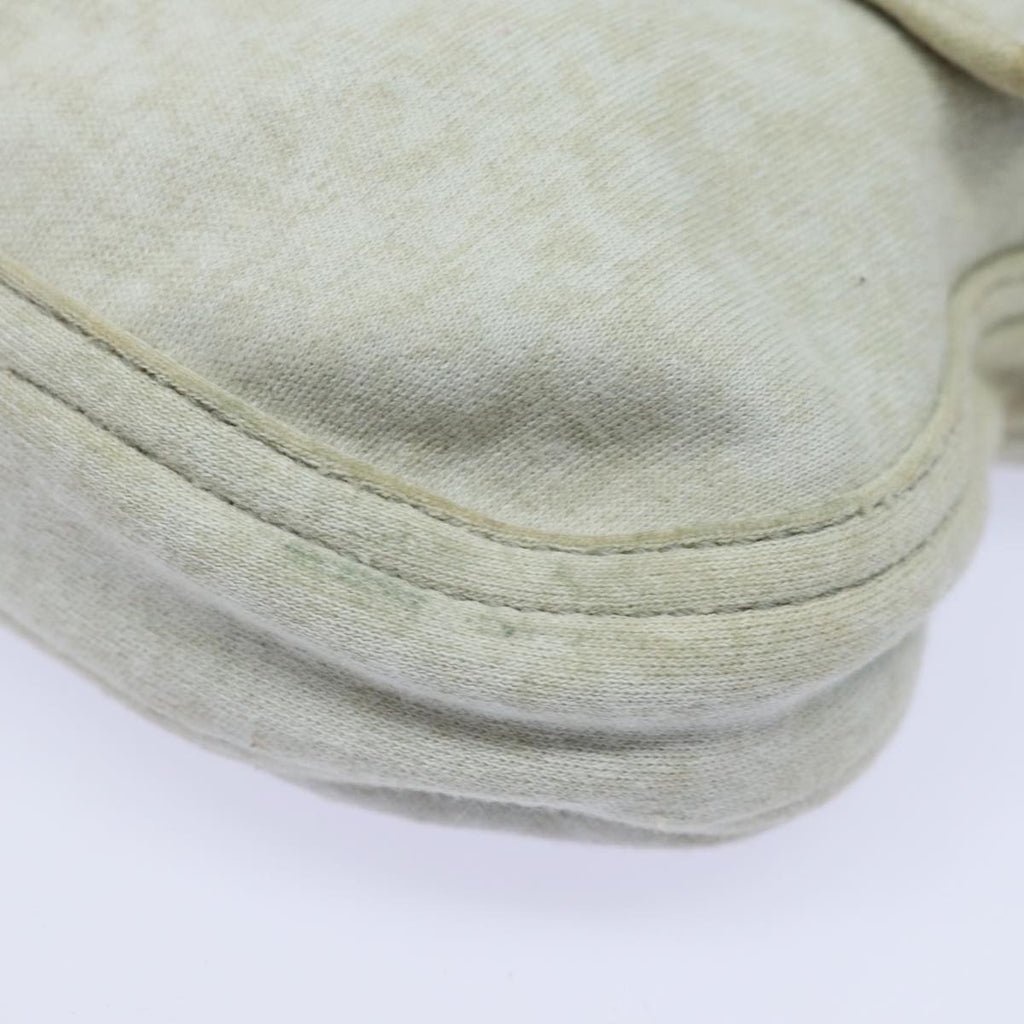 FENDI Mamma Baguette Shoulder Bag Nylon Grayac3139