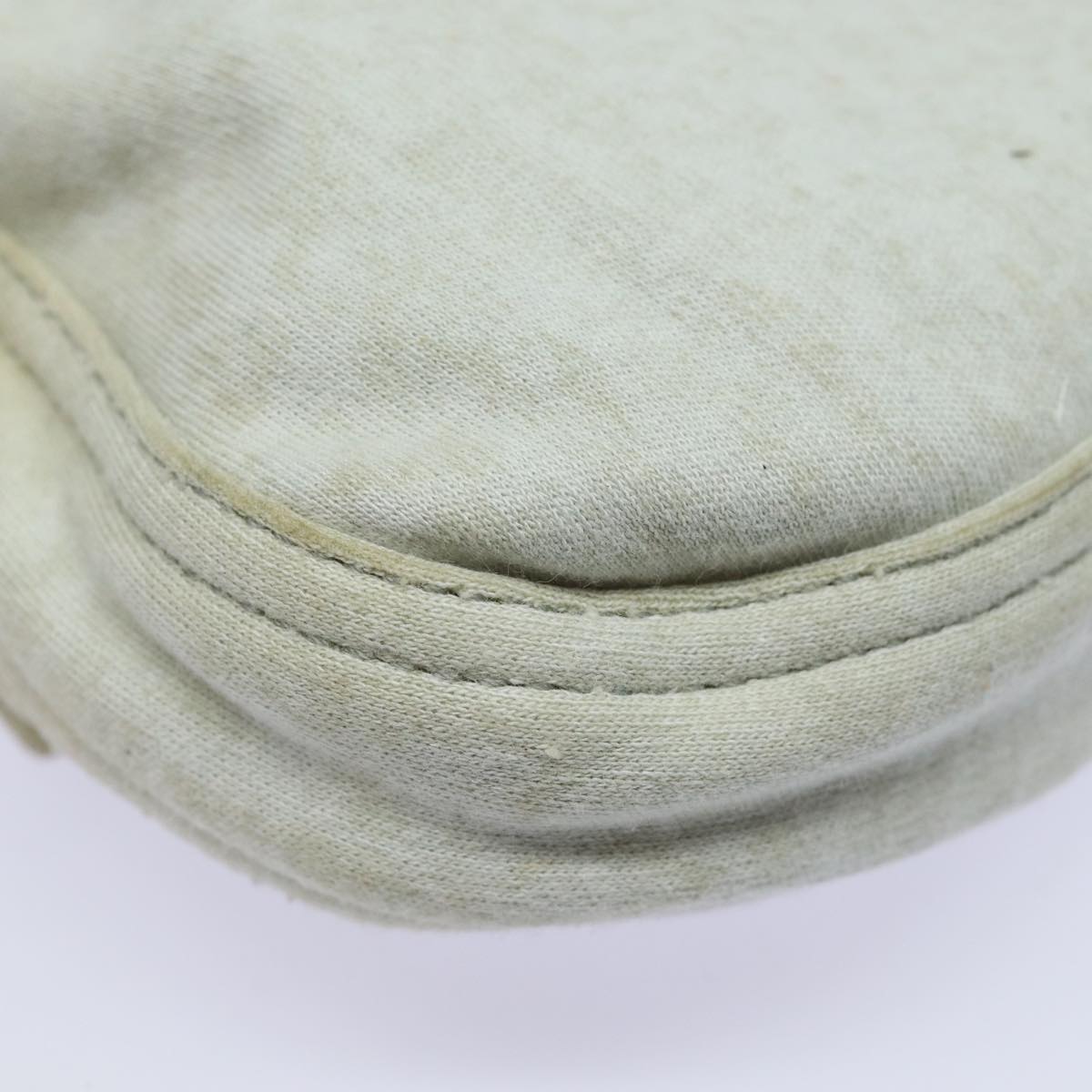 FENDI Mamma Baguette Shoulder Bag Nylon Grayac3139