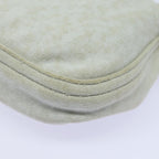 FENDI Mamma Baguette Shoulder Bag Nylon Grayac3139