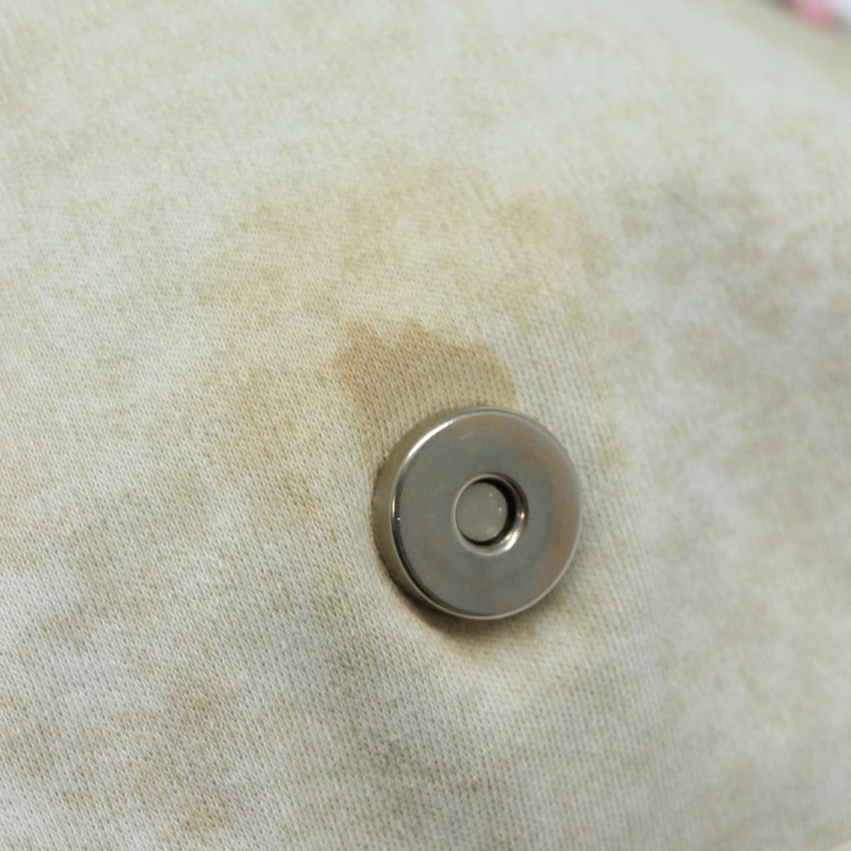 FENDI Mamma Baguette Shoulder Bag Nylon Grayac3139