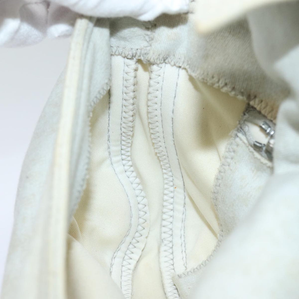 FENDI Mamma Baguette Shoulder Bag Nylon Grayac3139