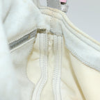 FENDI Mamma Baguette Shoulder Bag Nylon Grayac3139