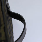 FENDI Zucca Canvas Vanity Pouch Brown Black goldac3179