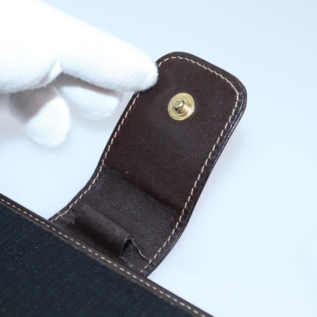 FENDI Zucca Canvas Day Planner Cover Brown Black goldac3226