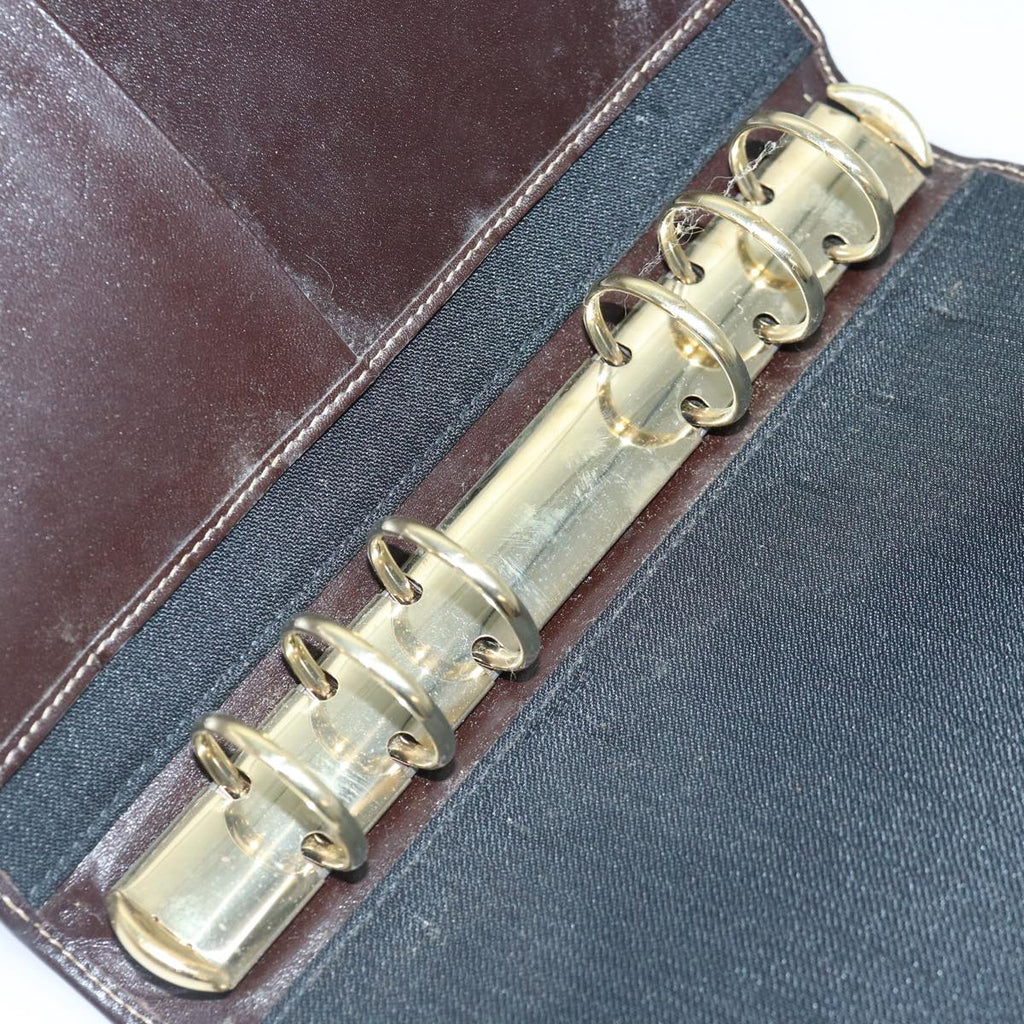 FENDI Zucca Canvas Day Planner Cover Brown Black goldac3226