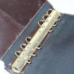 FENDI Zucca Canvas Day Planner Cover Brown Black goldac3226