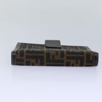 FENDI Zucca Canvas Day Planner Cover Brown Black goldac3226