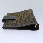 FENDI Zucca Canvas Day Planner Cover Brown Black goldac3226
