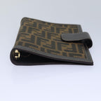FENDI Zucca Canvas Day Planner Cover Brown Black goldac3226