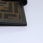 FENDI Zucca Canvas Day Planner Cover Brown Black goldac3226