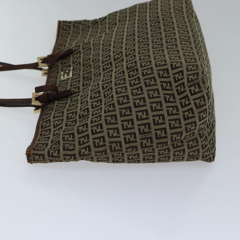 FENDI Zucchino Canvas Tote Bag Beigeac3257