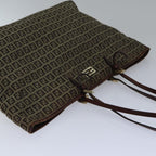 FENDI Zucchino Canvas Tote Bag Beigeac3257