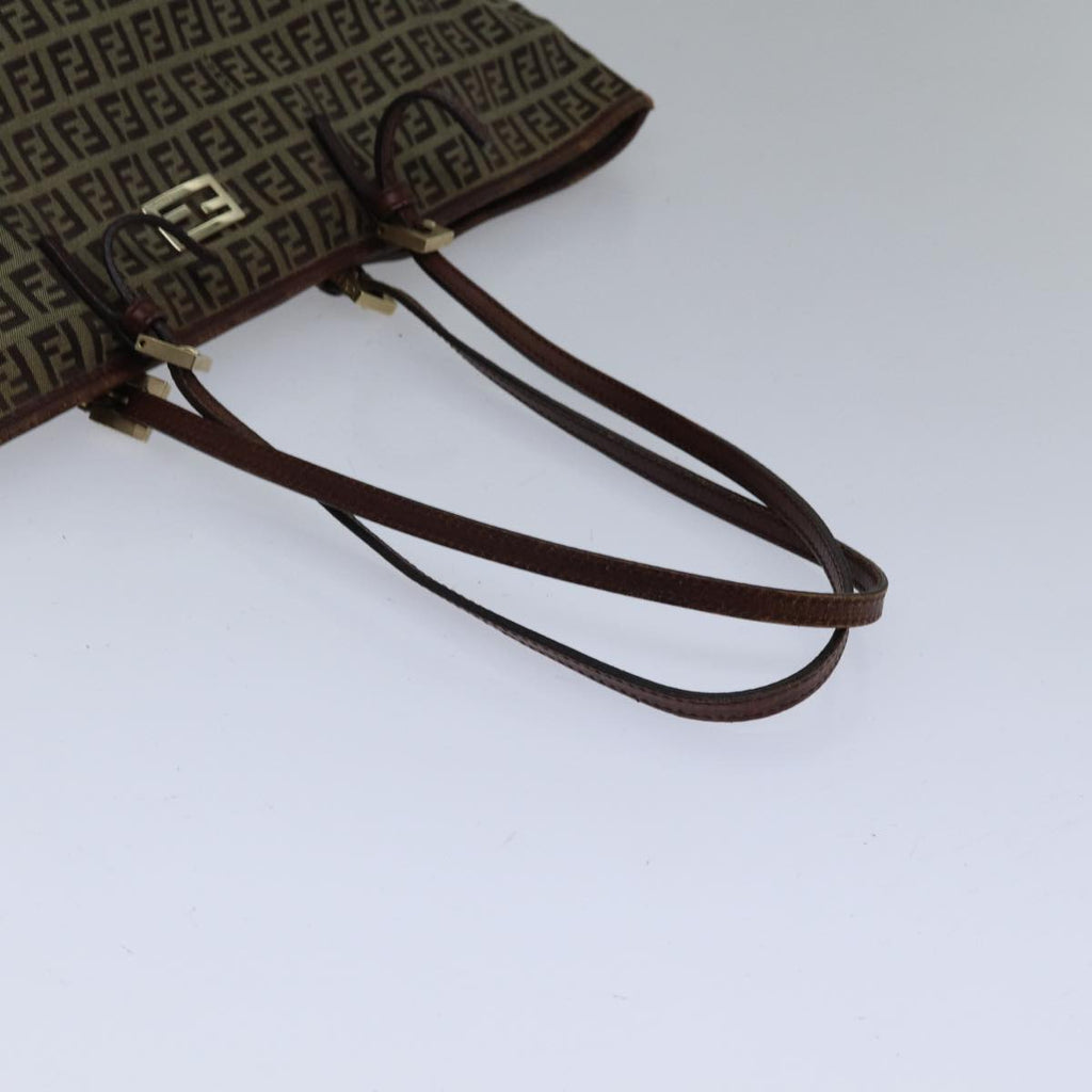 FENDI Zucchino Canvas Tote Bag Beigeac3257
