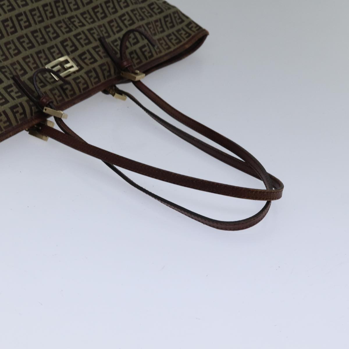 FENDI Zucchino Canvas Tote Bag Beigeac3257