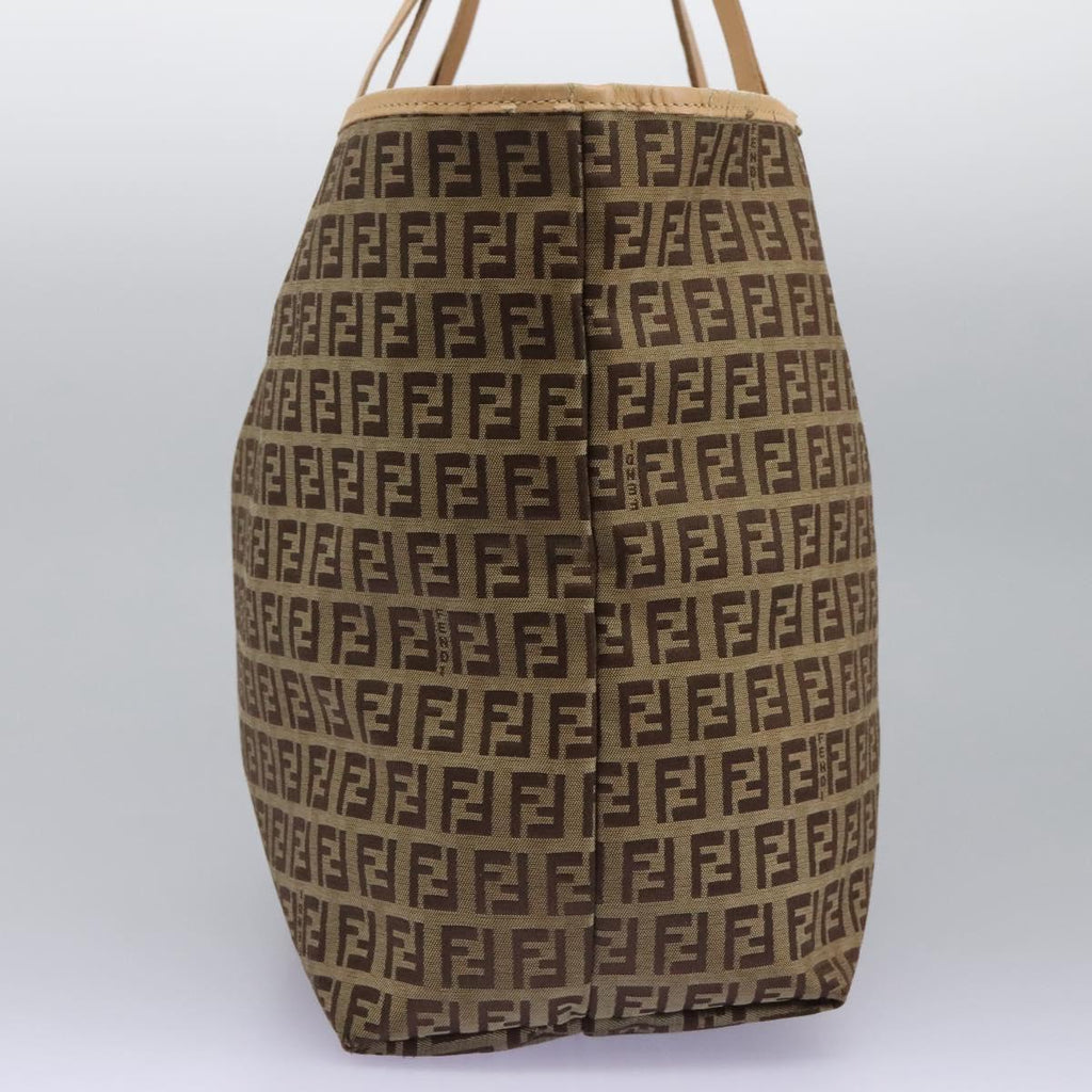 FENDI Zucchino Canvas Tote Bag Beigeac3574