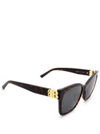 Balenciaga BB Temple Cat Eyes Sunglasses Brown