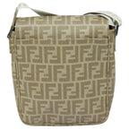 Fendi Zucca  Canvas Shoulder Bag ()