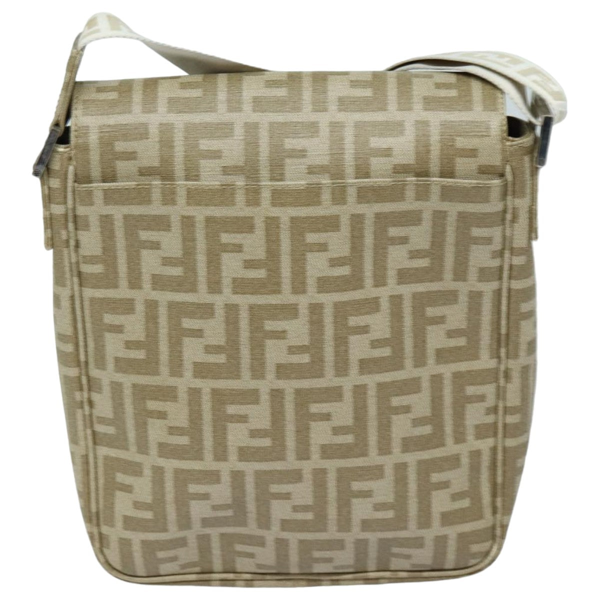 Fendi Zucca  Canvas Shoulder Bag ()