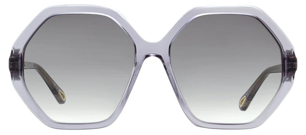 Chloe Women's Esther Sunglasses CH0008SA 003 Transparent Gray 58mm