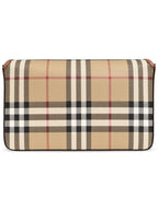 Burberry Check Cross Bag Beige