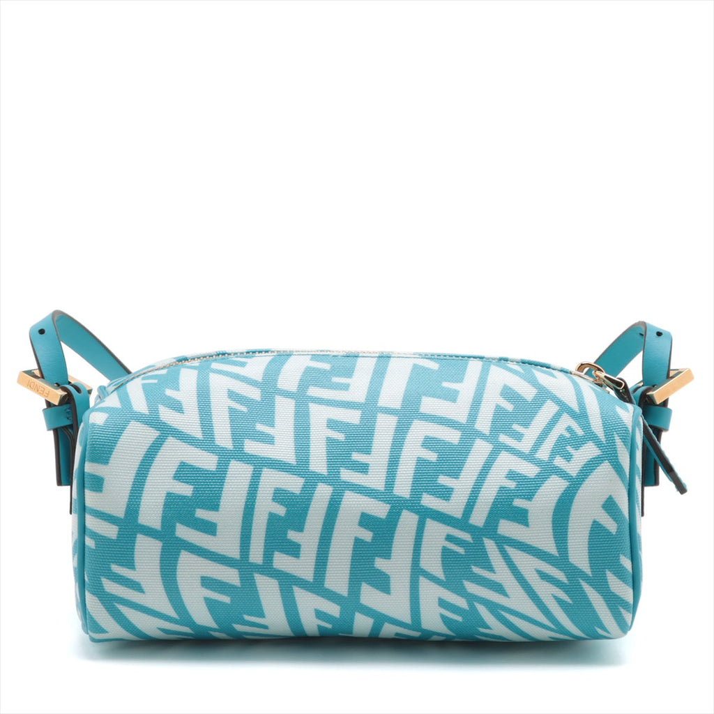 FENDI Zucca One Shoulder Bag in Blue 8BS050