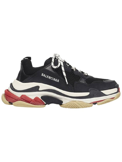 Balenciaga Triple S Low Top Sneakers Black
