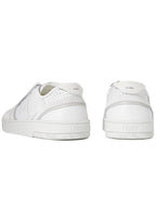 Fendi Step Leather Low Top Sneakers White