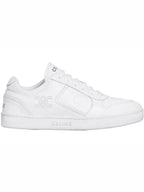 CELINE logo on leather low top sneakers white