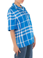 Burberry plaid pattern silk shirt 8065819