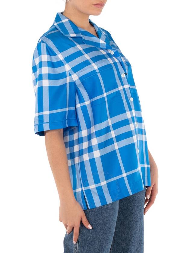 Burberry plaid pattern silk shirt 8065819