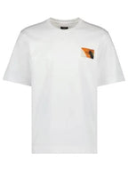 Fendi Logo Label Patch Short Sleeve T-Shirt White