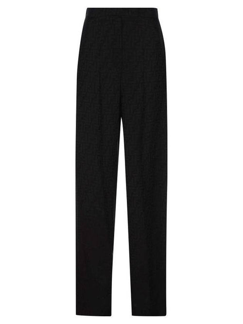 Fendi Straight Pants Black