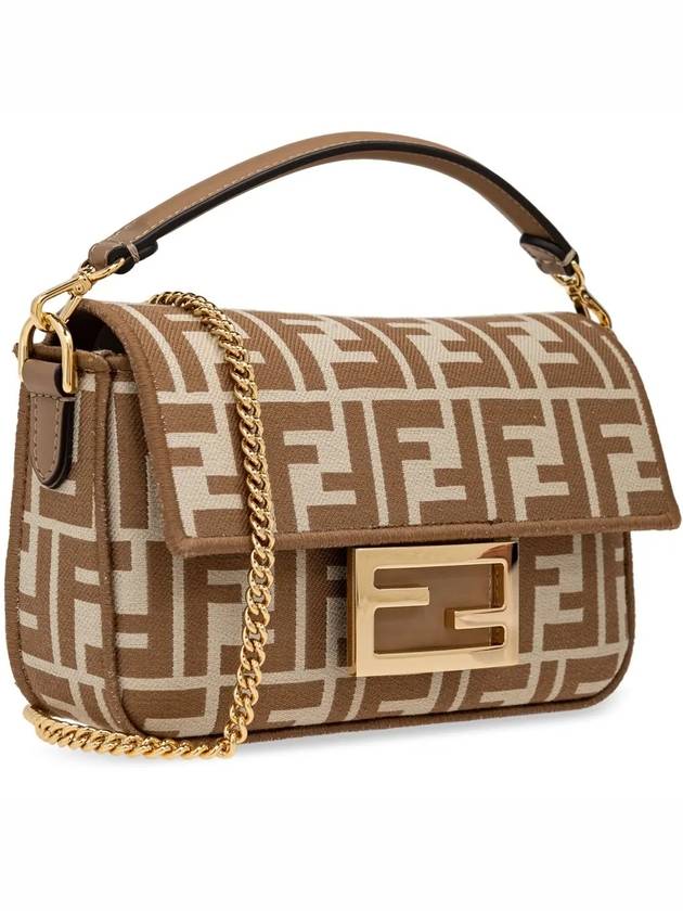 Fendi Baguette Mini Shoulder Bag Nude