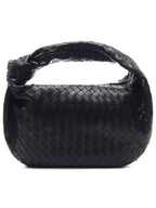 Bottega Veneta Intrecciato Jody Small Shoulder Bag Black