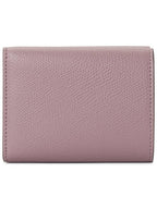 Fendi FF Diamond Calf Leather Half Wallet Pink